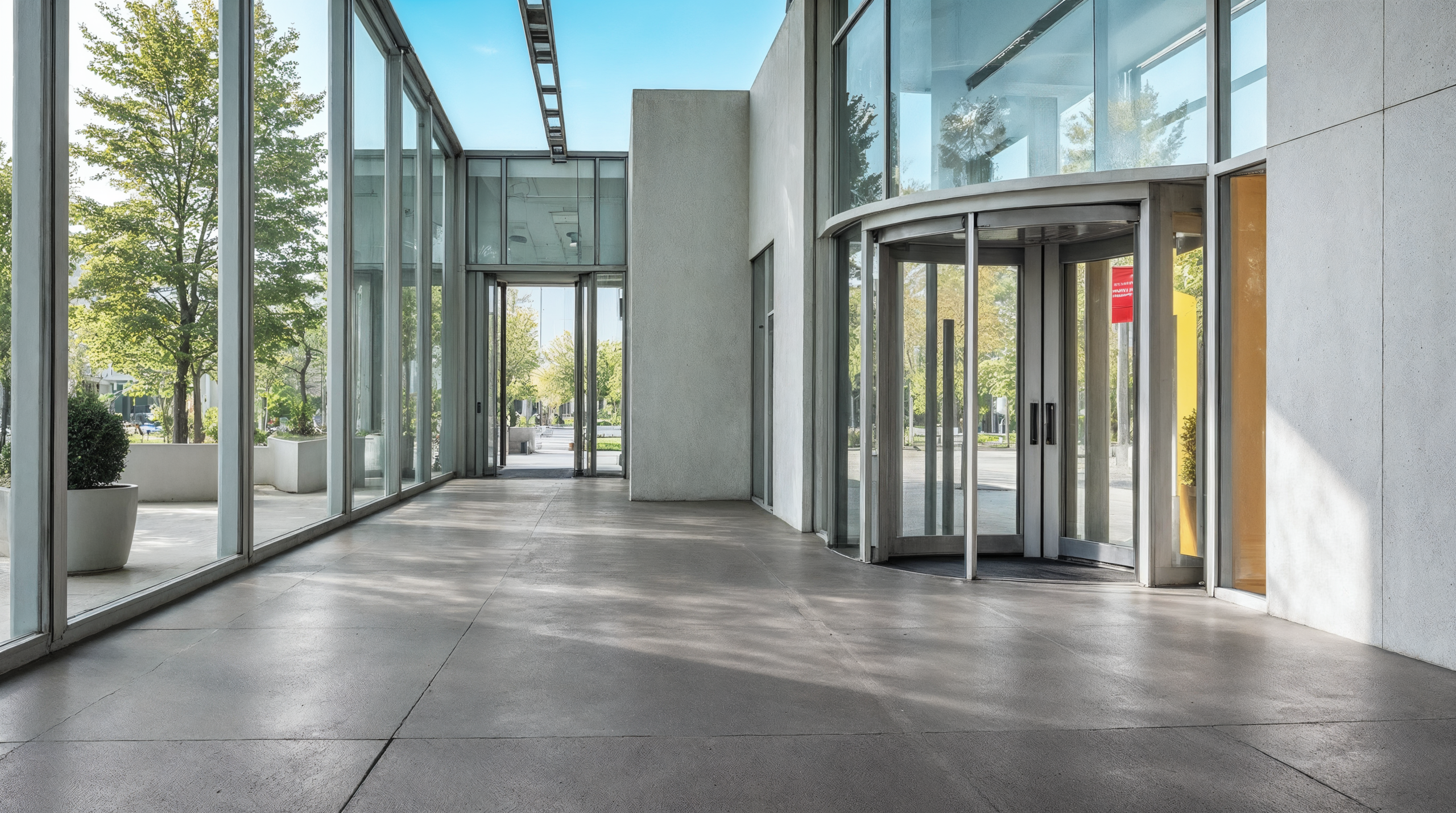 modern-entrance-with-glass-doors
